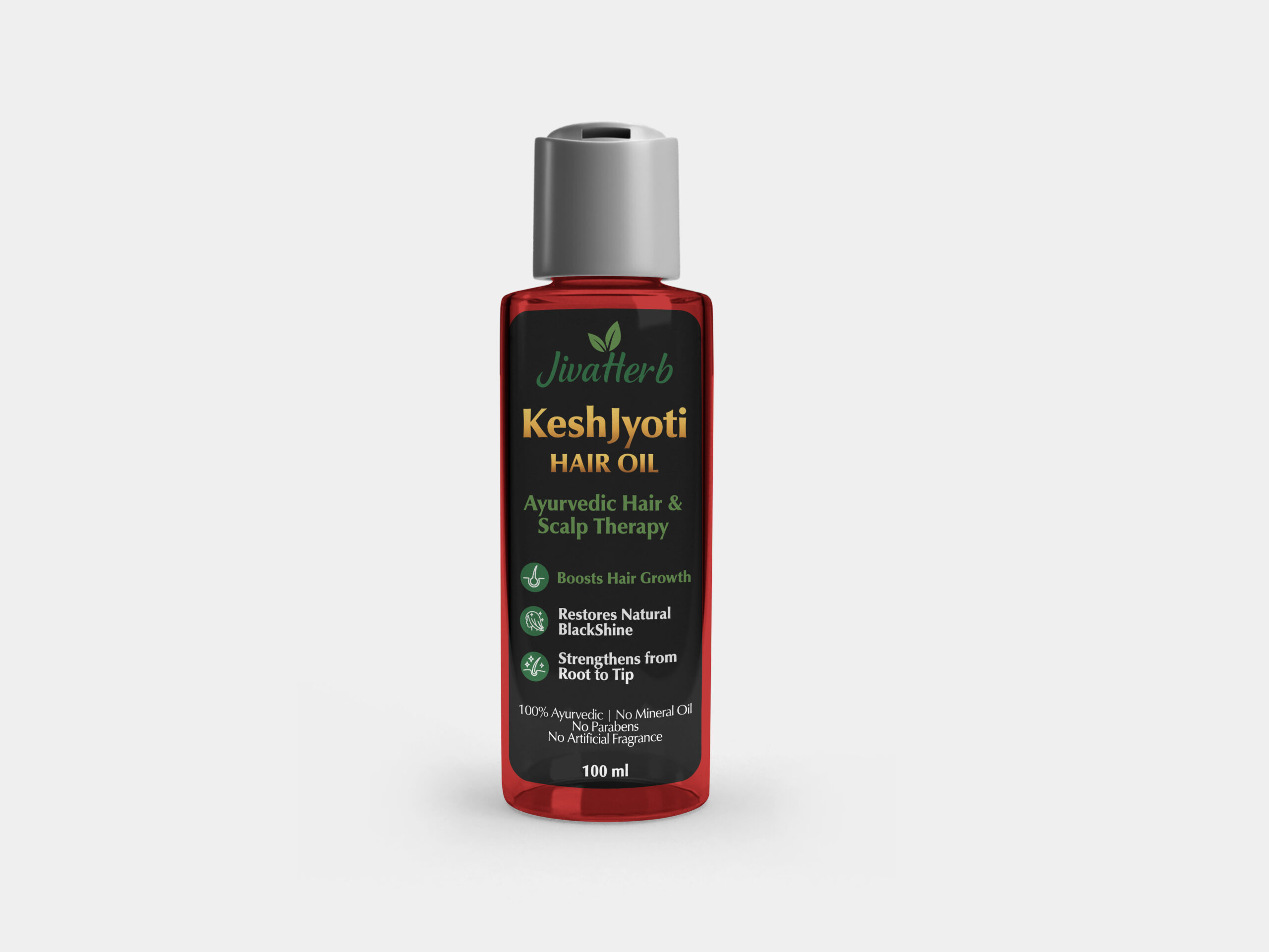 JivaHerb Kesh Jyoti Hair Oil – 100% Ayurvedic Hair Care